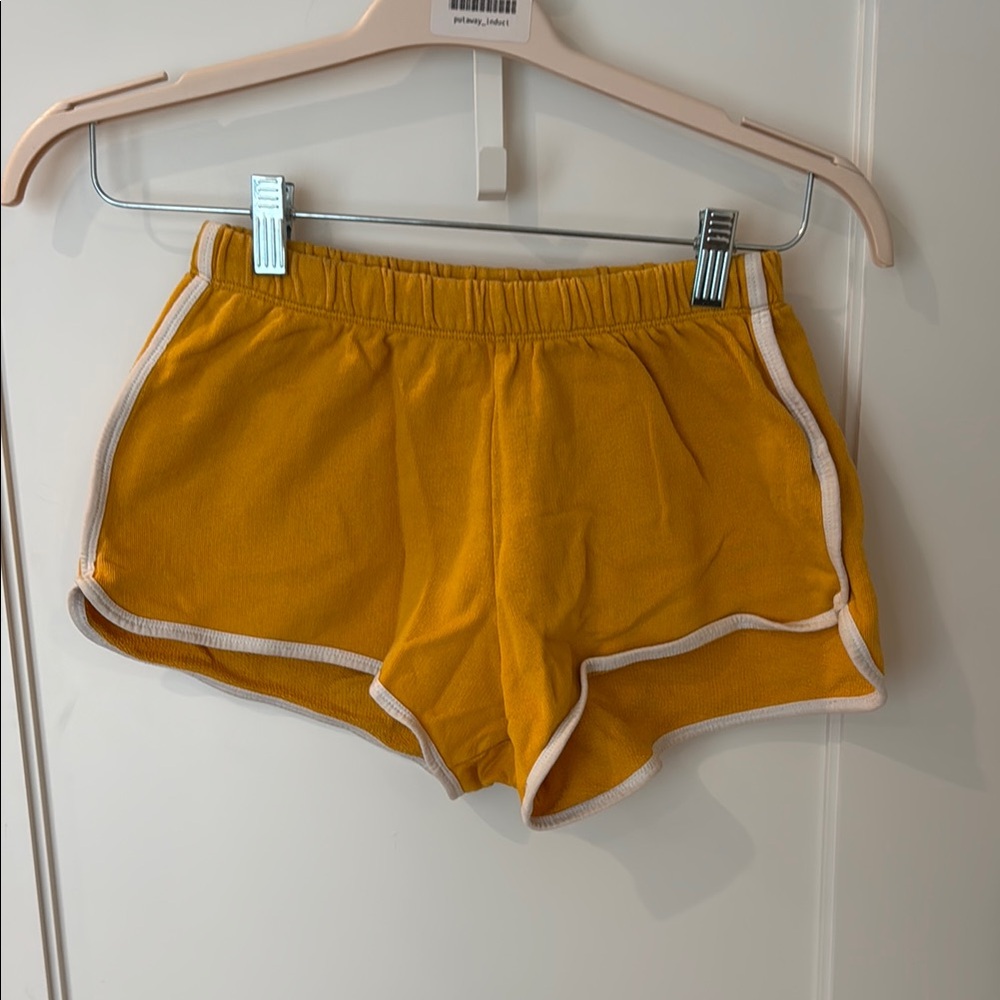 Retro Gold Yellow Zara Booty Shorts